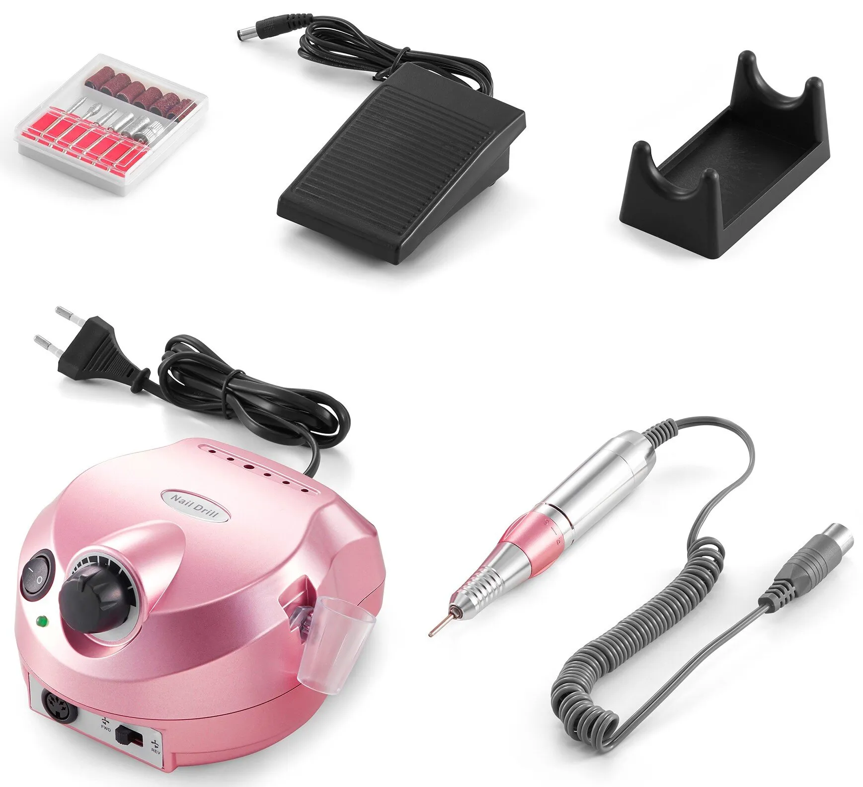 Extralink Nail Drill 202 Pink | Nail Drill | 65W, EXTRALINK NAIL DRILL-202 5906168635823