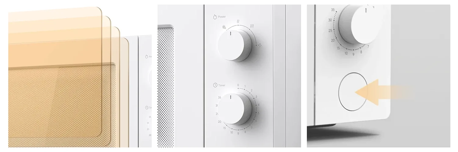 Xiaomi Microwave Oven EU | Microwave oven | 1100W, 20L, XIAOMI MICROWAVE OVEN EU 6941812761908