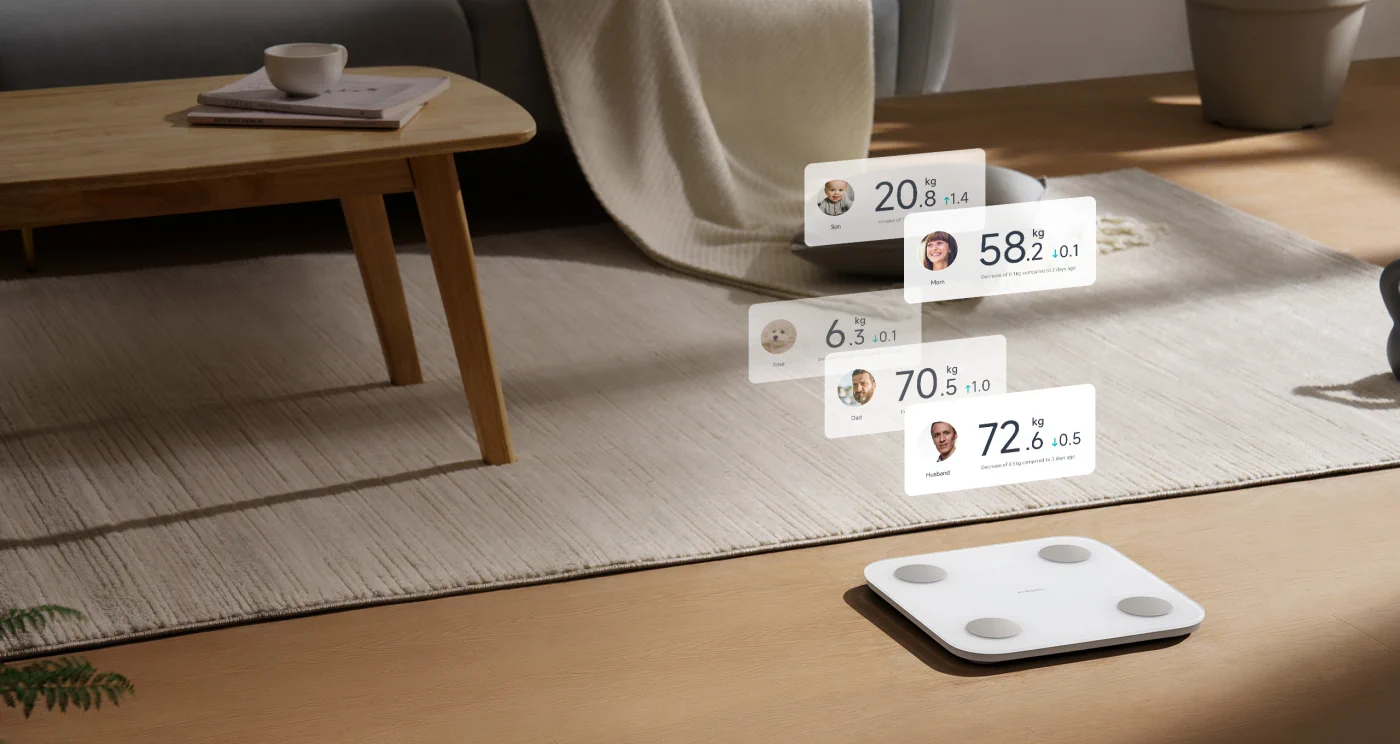 Xiaomi Body Composition Scale S400 | Waga łazienkowa | 0.1 kg - 150 kg, Bluetooth 5.0, 3x AAA, XIAOMI BODY COMPOSITION SCALE S400 6941812751985