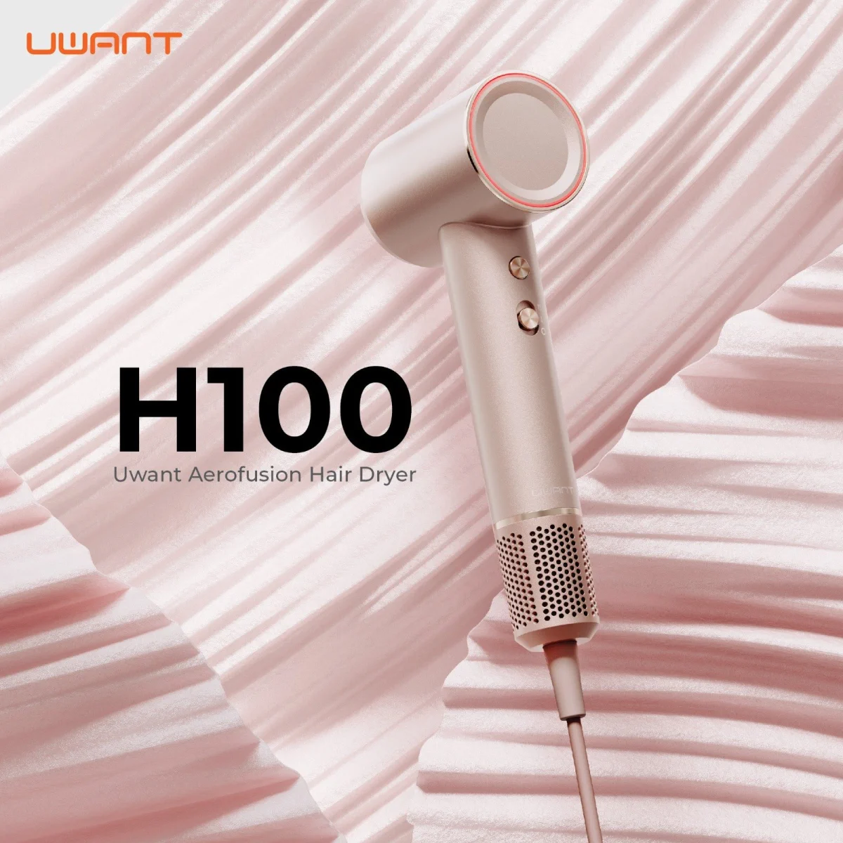 UWANT H100 White | Hair dryer | 1500W, UWANT H100 WHITE 6974230882023