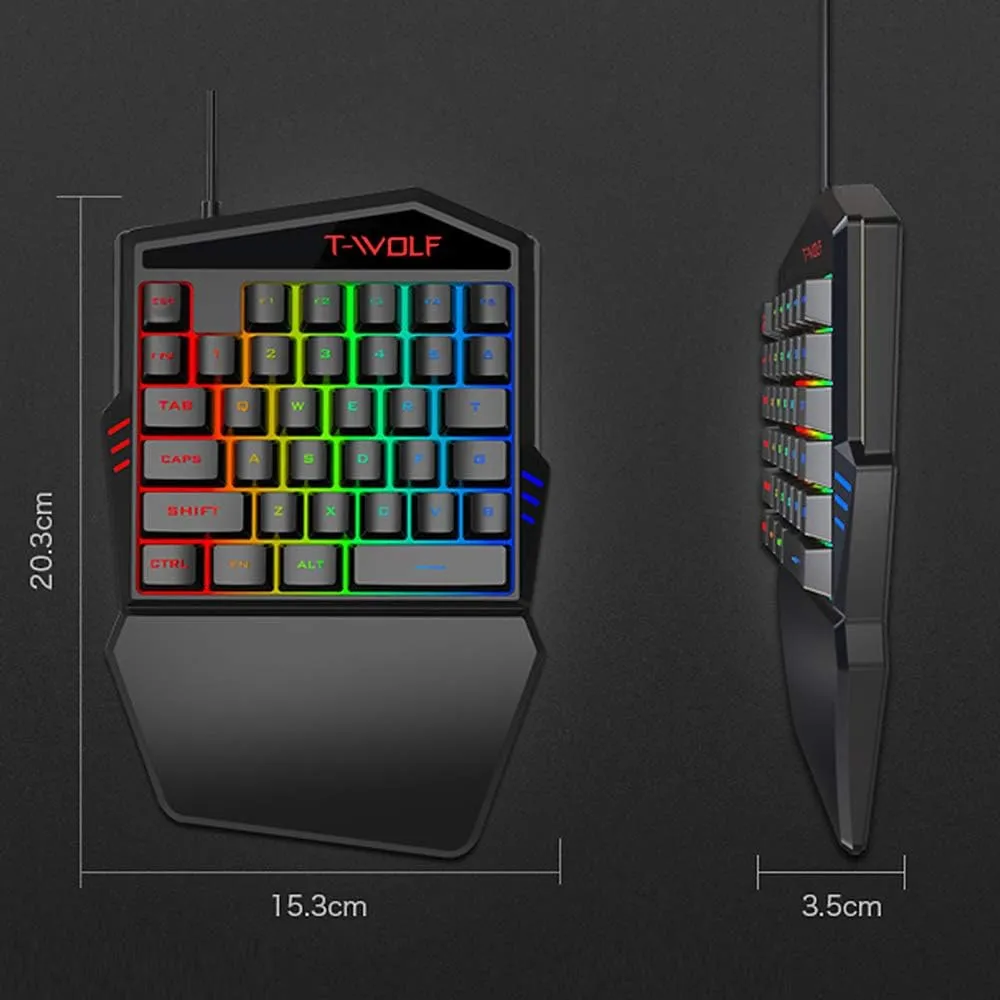 Extralink Gaming Set TF900 2in1 | Keypad + mouse set | LED backlight, EXTRALINK EX.36066 5906168636066