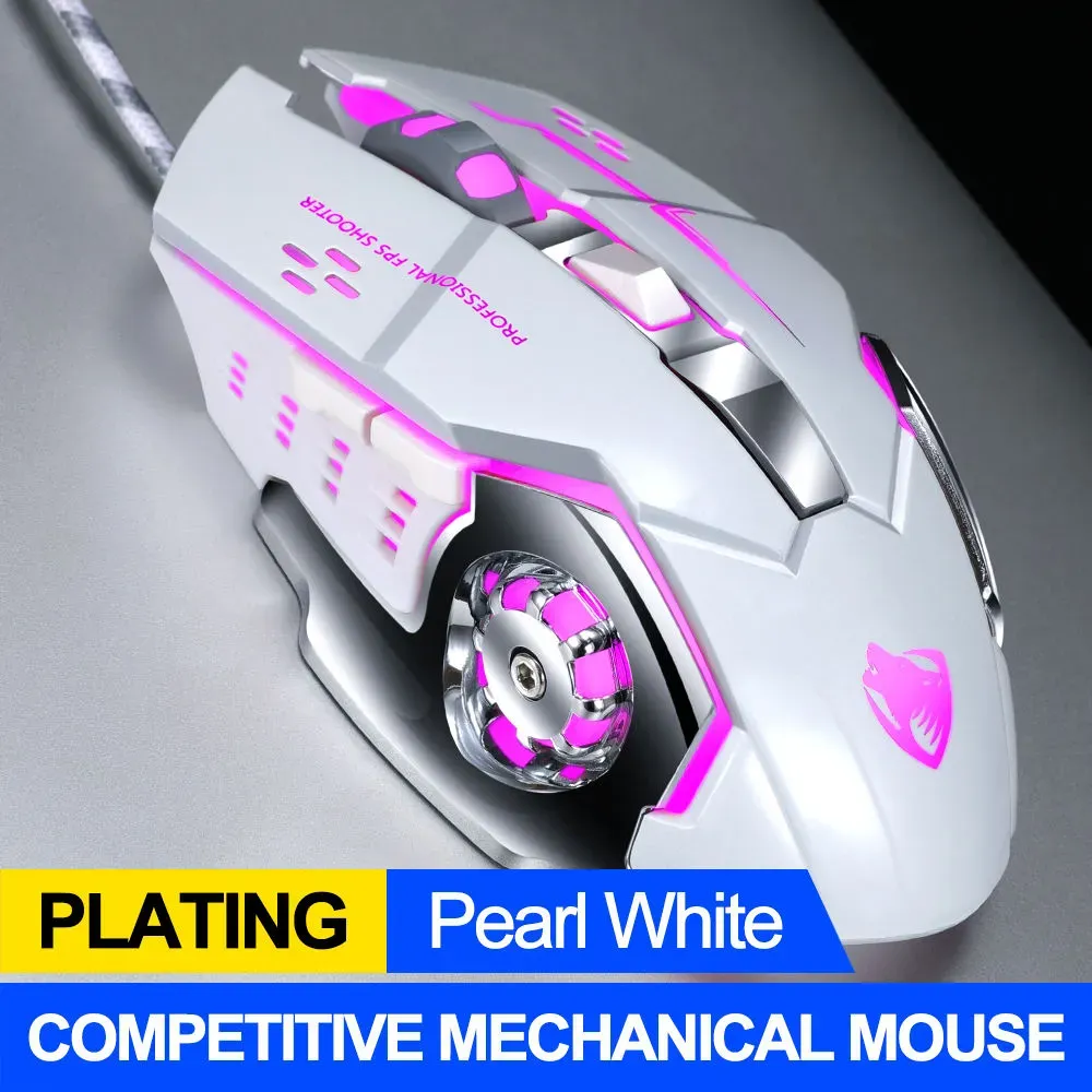 Extralink Gaming Mouse V6 | Gaming mouse | wired, optical, 6400dpi, 6 buttons, LED backlight, EXTRALINK EX.36158 5906168636158