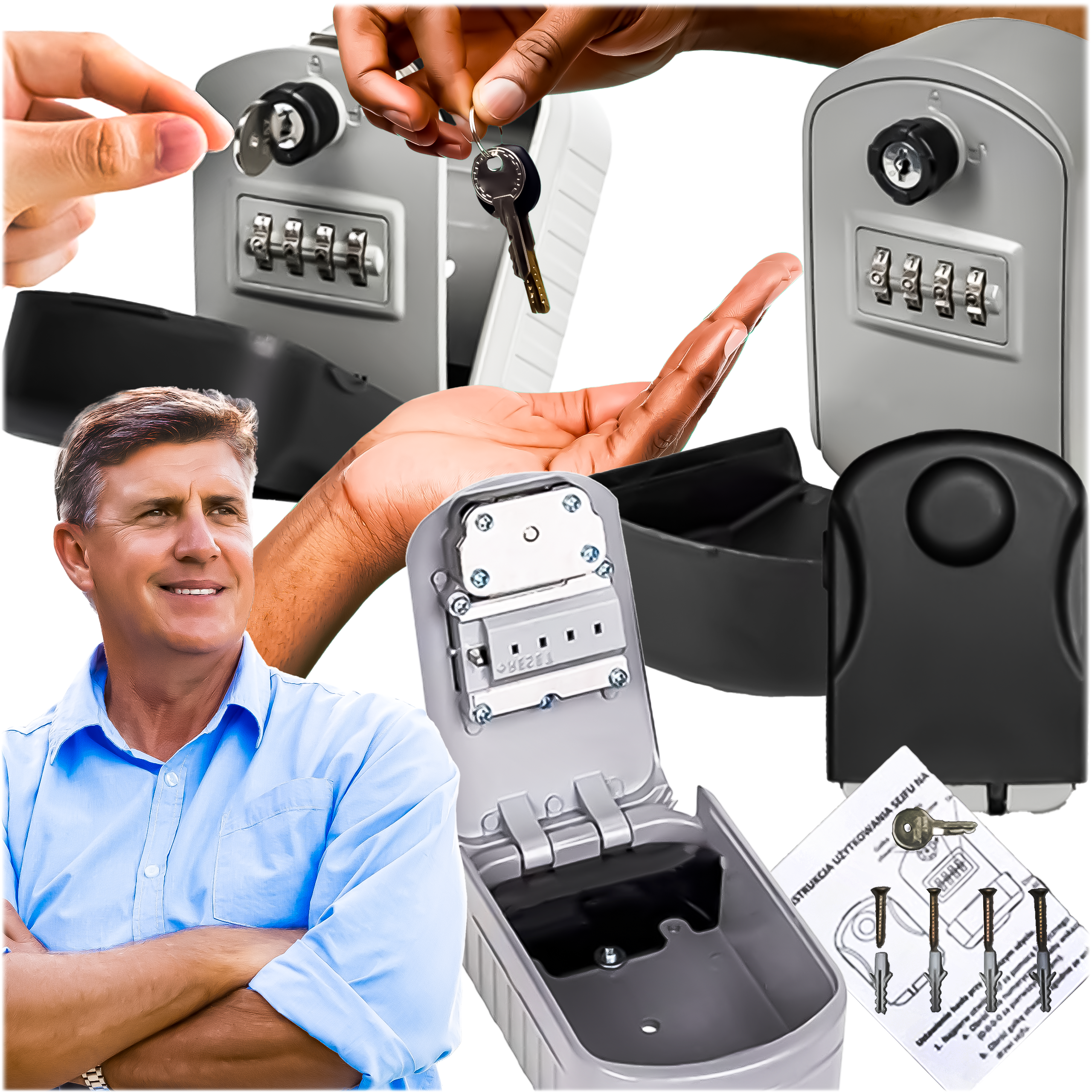 Extralink Home | safe | lockbox key case, S-410, EXTRALINK EX.36271 5906168636271