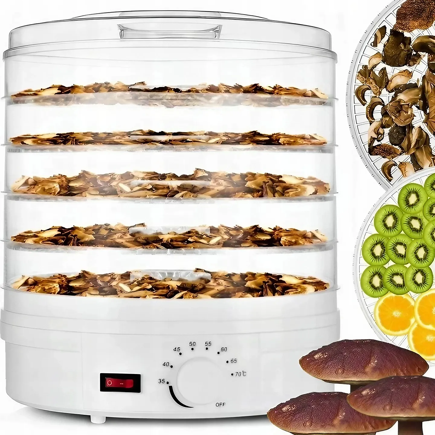 Extralink Home | Dryer for mushrooms, fruits and vegetables |, EXTRALINK EX.36431 5906168636431