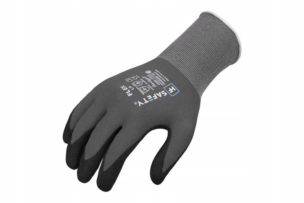 Extralink HF Safety Flex Protective Gloves, 1 Pair, Size 8/M, EXTRALINK EX.36516 5906168636516