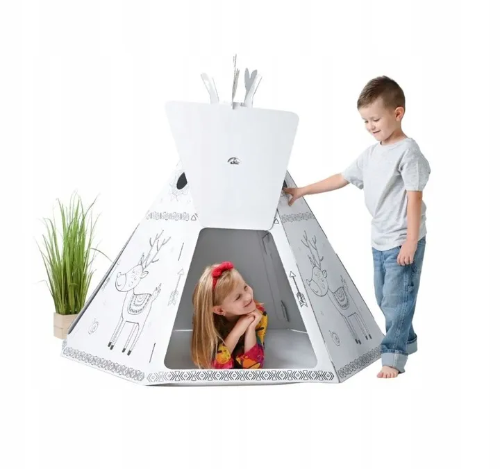 KREATYWNA ZABAWKA DO SKŁADANIA I KOLOROWANIA TEEPEE, EXTRALINK ZABAWKA TEEPEE 5903240192533
