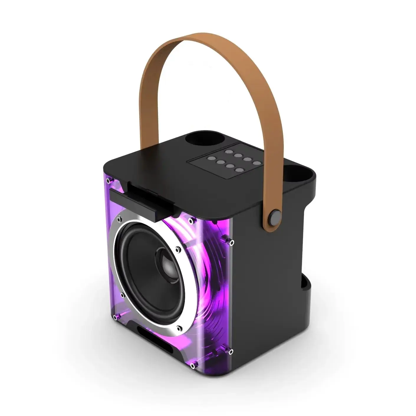 Extralink Lifestyle Box Wireless Karaoke Speaker with Dual Microphone Black, EXTRALINK EX.37735 5906168637735