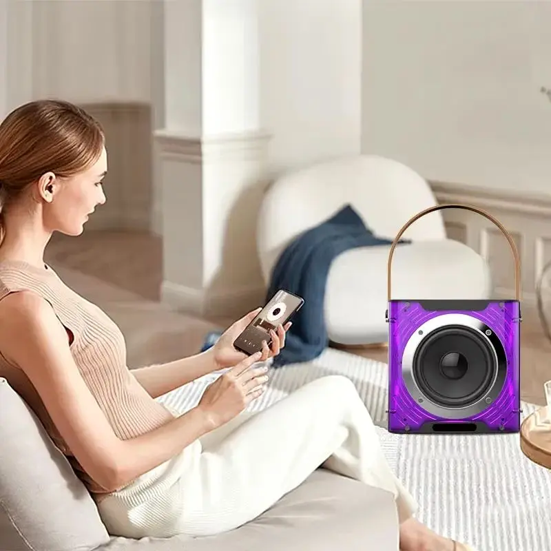 Extralink Lifestyle Box Wireless Karaoke Speaker with Dual Microphone Black, EXTRALINK EX.37735 5906168637735