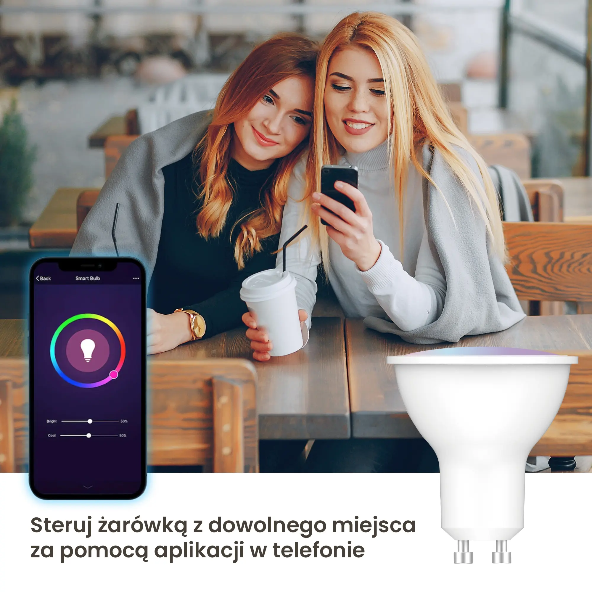 Extralink Smartlife LED Bulb, GU10 G10 2700-6500K WiFi 220-240V, EXTRALINK LED GU10 G10 5906168637452