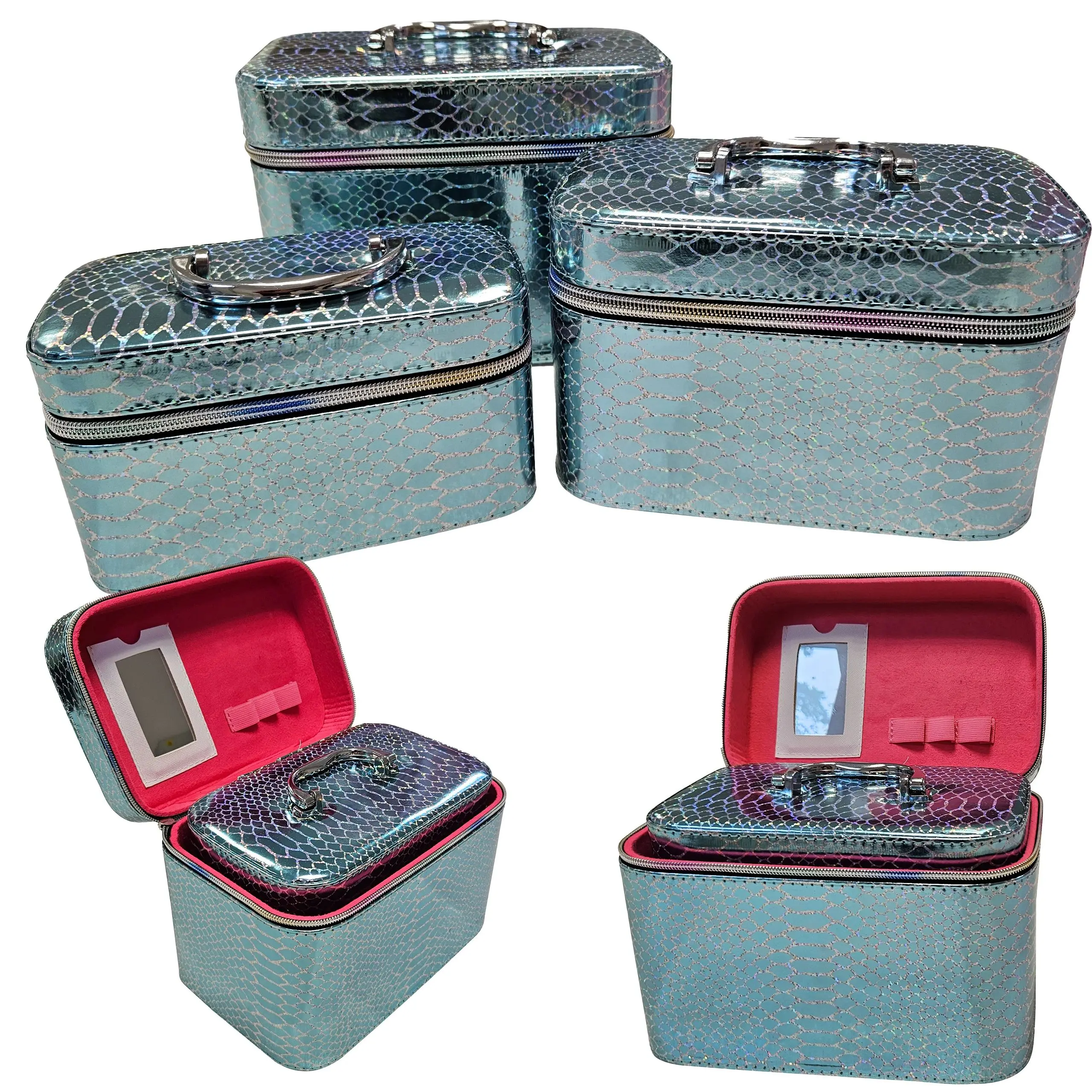 EXTRALINK LIFESTYLE KOSMETYCZKA DAMSKA ORGANIZER KUFEREK NA KOSMETYKI 3W1 247, EXTRALINK EX.37803 5906168637803