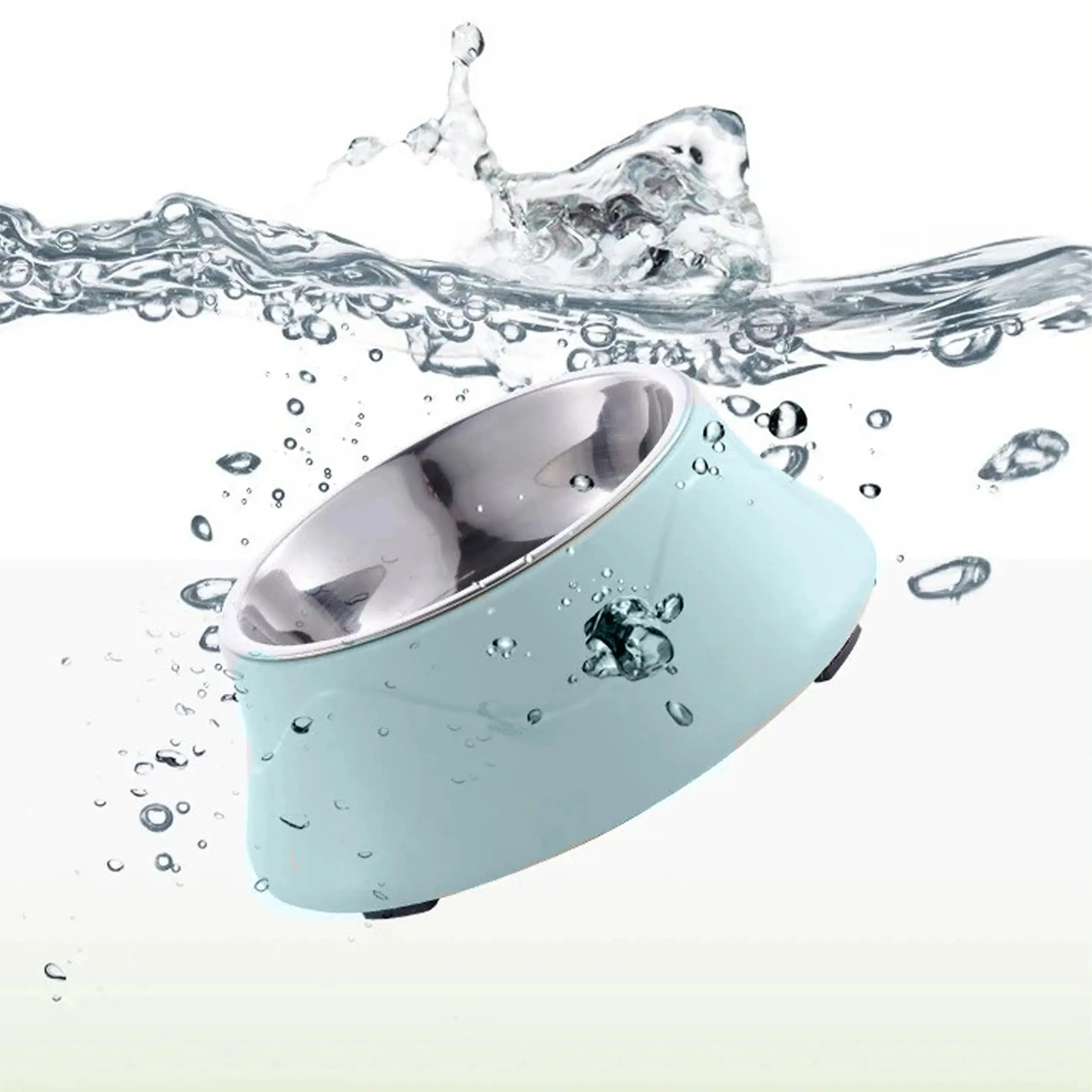 Double Bowl for Dogs and Cats Extralink Pets, Metal 2-in-1 for Dry Wet Food and Water pet-823, EXTRALINK EX.37995 5906168637995