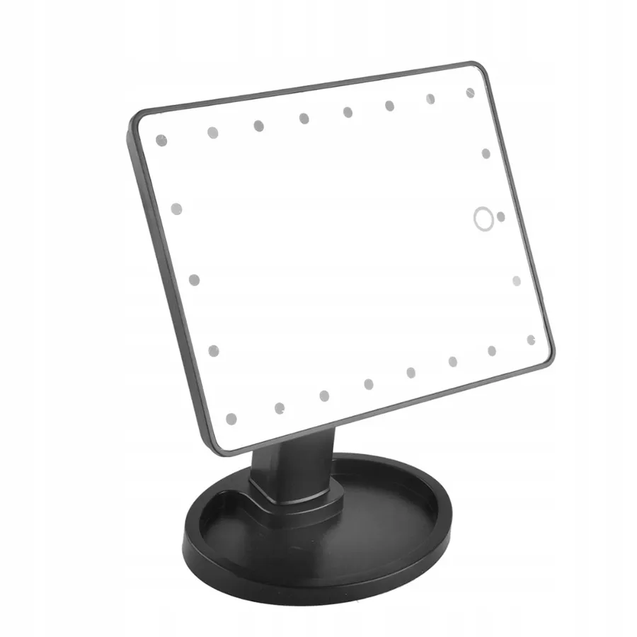 Extralink Makeup Mirror, Black Lighted with Stand, EXTRALINK EX.39692 5906168639692