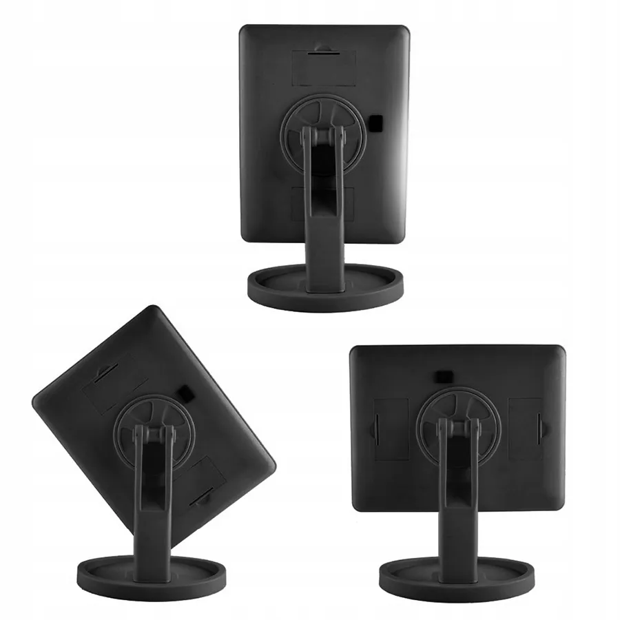 Extralink Makeup Mirror, Black Lighted with Stand, EXTRALINK EX.39692 5906168639692