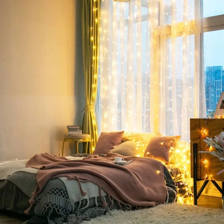 Extralink LED Curtain, 3x3 + Remote Control, EXTRALINK EX.73189 5903796192902