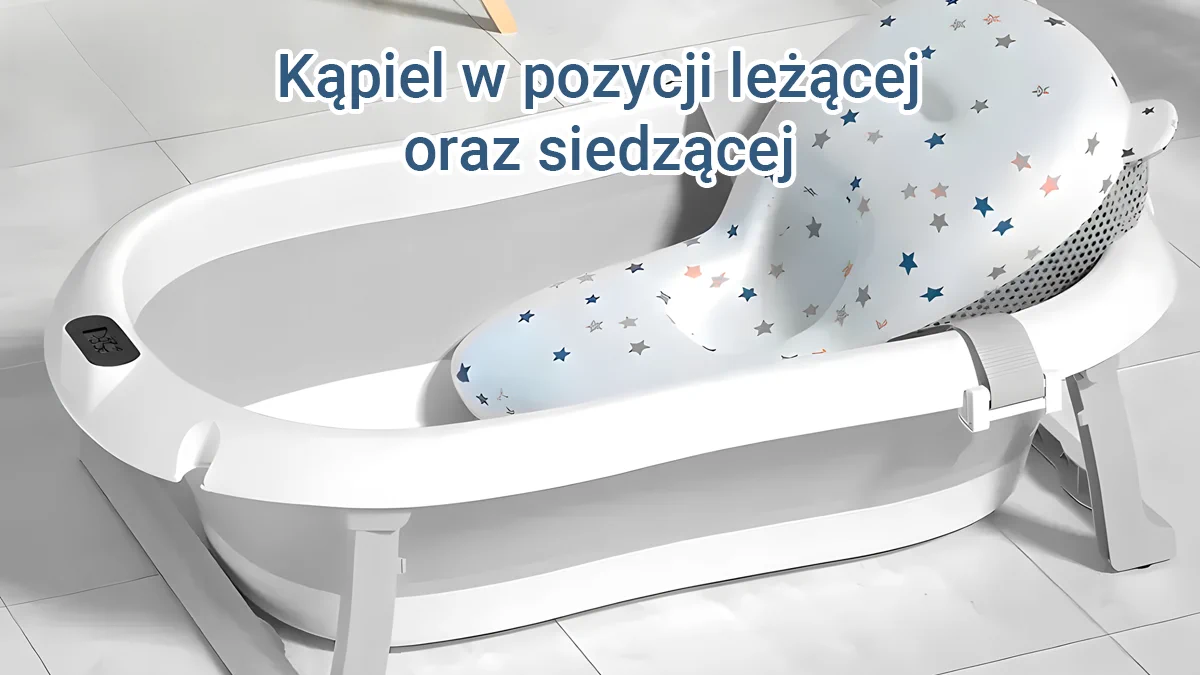 Extralink Kids | Bathtub | grey with LED thermometer, EXTRALINK EX.20987 5907207220987