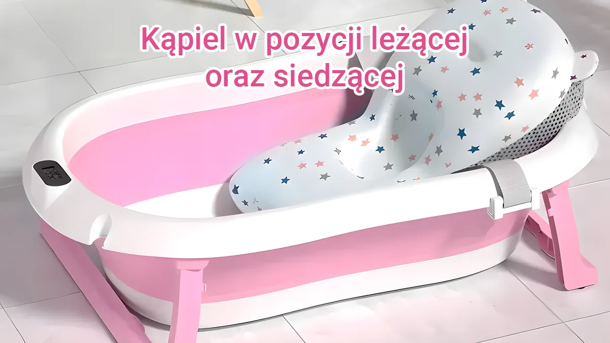 Extralink Kids | Bathtub | pink with LED thermometer, EXTRALINK EX.21007 5907207221007