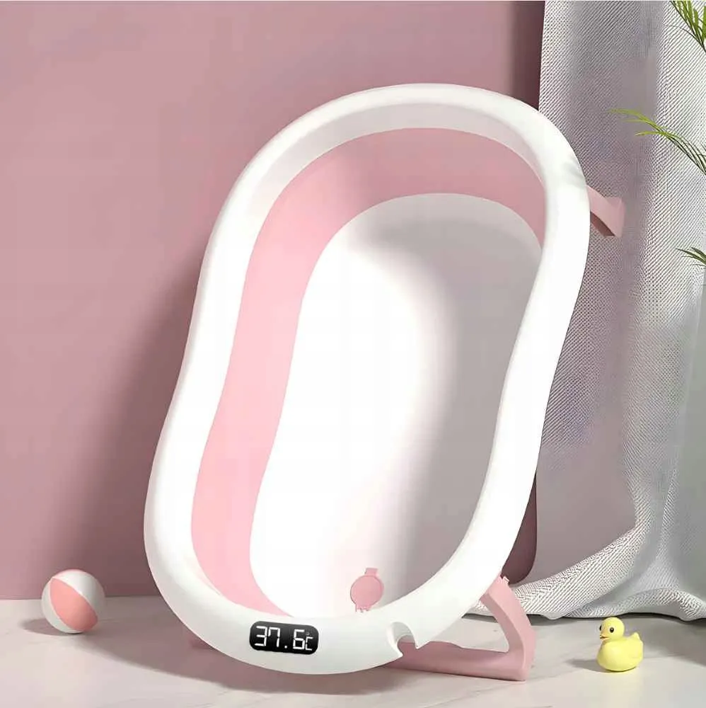 Extralink Kids | Bathtub | pink with LED thermometer, EXTRALINK EX.21007 5907207221007