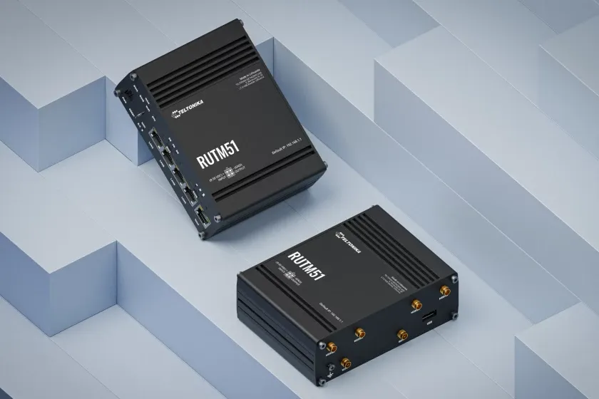 Teltonika RUTM51 | Industrial 5G router | 5x GbE, Dual SIM, Wi-Fi 5, TELTONIKA RUTM51100000