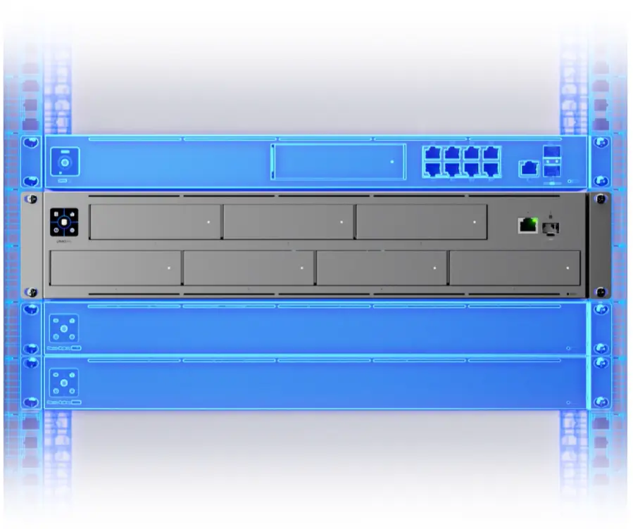 Ubiquiti UNAS-Pro | NAS Server | 2U, 7x HDD, 1x SFP+, 1x GbE RJ45, UBIQUITI UNAS-PRO-EU 0810010079251