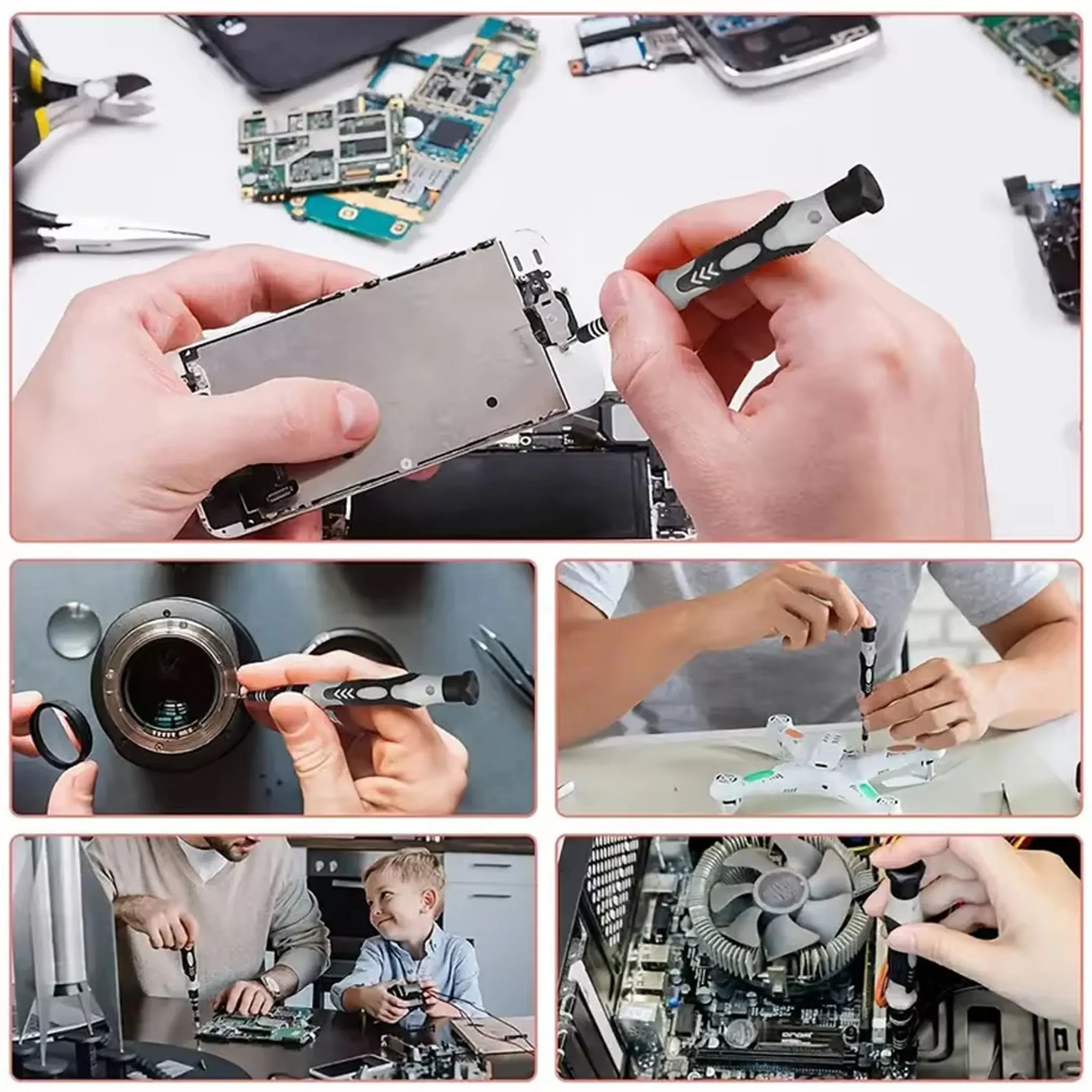 EXTRALINK ZESTAW ŚRUBOKRĘTÓW PRECYZYJNYCH WKRĘTAKI TORX ŚRUBOKRĘTY PRECYZYJNE 120W1 - 1310, EXTRALINK EX.21403 5907207221403
