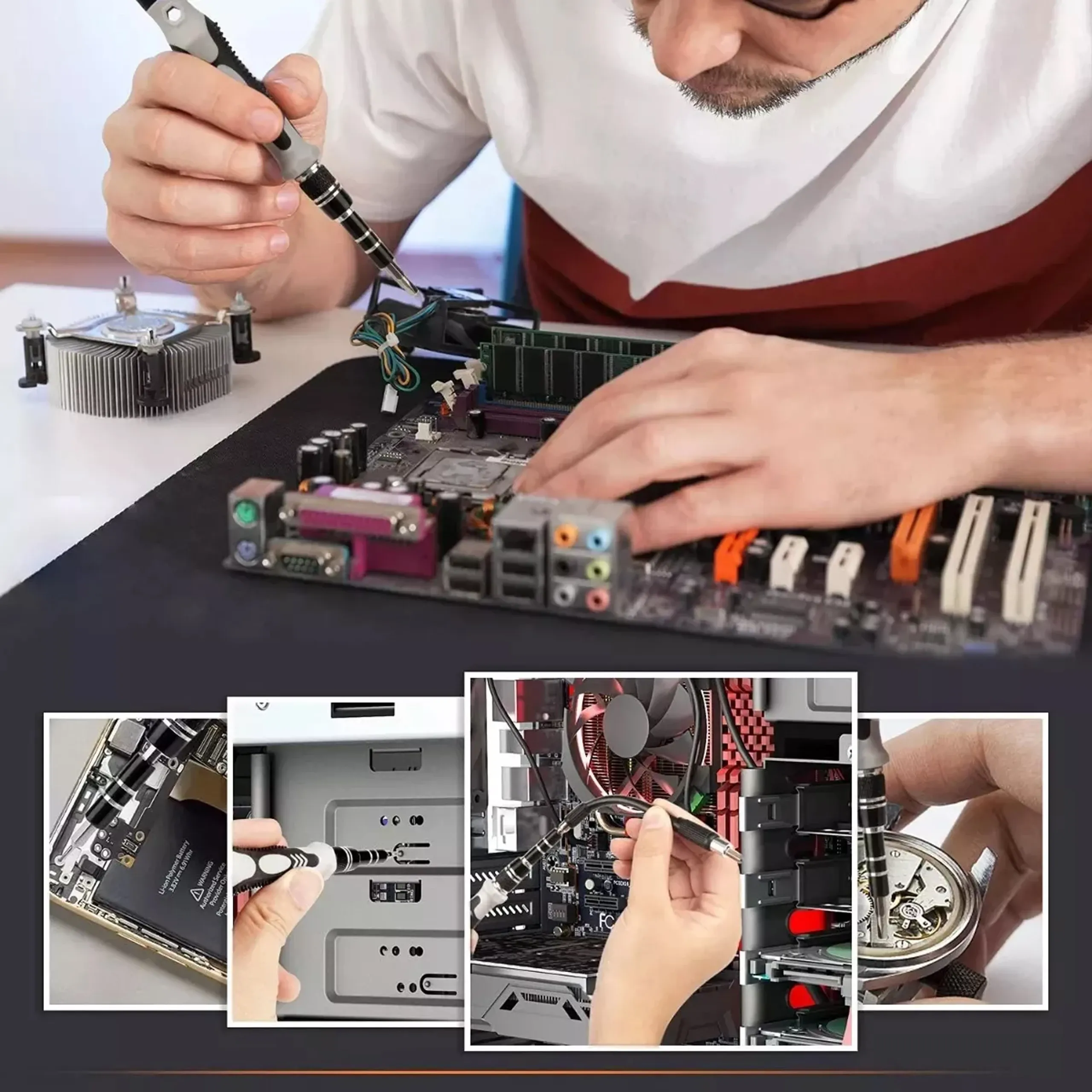 EXTRALINK ZESTAW ŚRUBOKRĘTÓW PRECYZYJNYCH WKRĘTAKI TORX ŚRUBOKRĘTY PRECYZYJNE 115W1 - 1308, EXTRALINK EX.21427 5907207221427