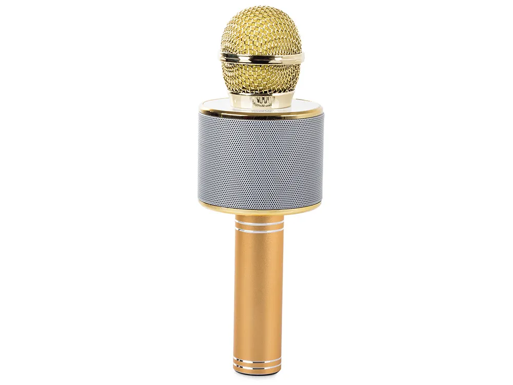 Extralink | Wireless Microphone | with Speaker, Bluetooth, Gold, EXTRALINK EX.22790 5907207222790