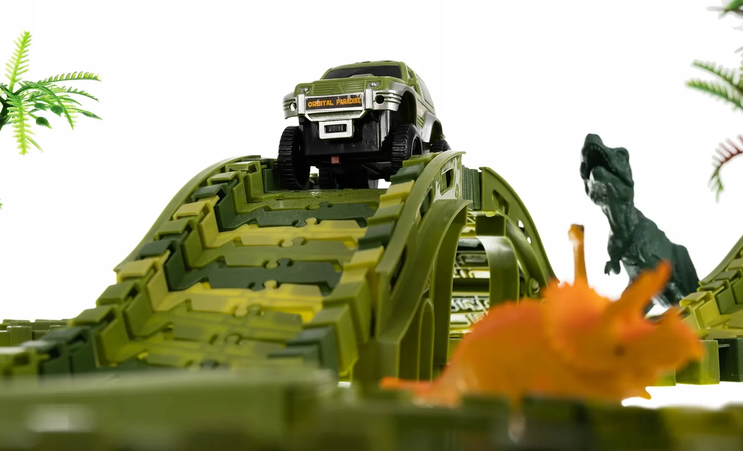EXTRALINK TOYS DUŻY TOR WYŚCIGOWY SAMOCHODOWY DINOZAUR DINO PARK PARK DINOZAURÓW XXL 271 EL, EXTRALINK EX.24220 5907207224220