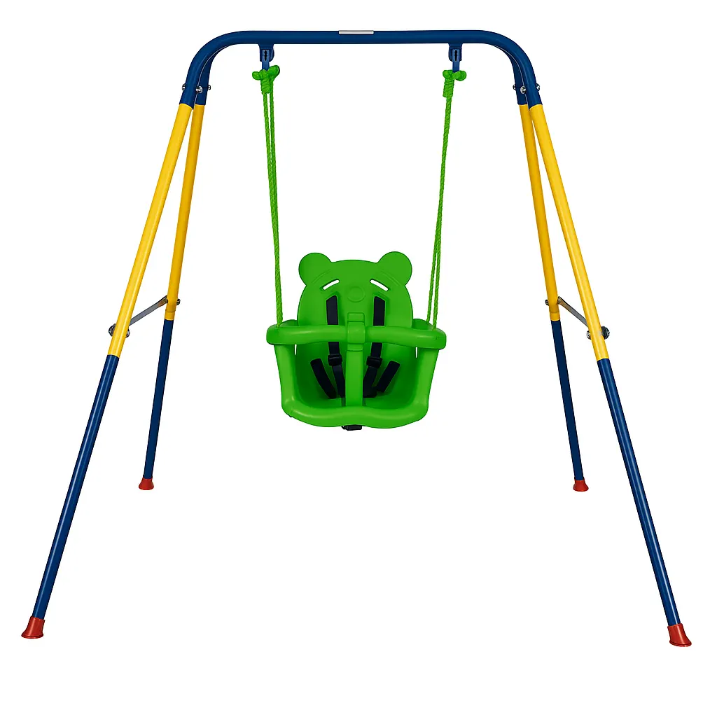 Black Forest Frame Swing, Bucket Swing for Small Children 116x140x123cm, EXTRALINK CD-S006 5907207224312