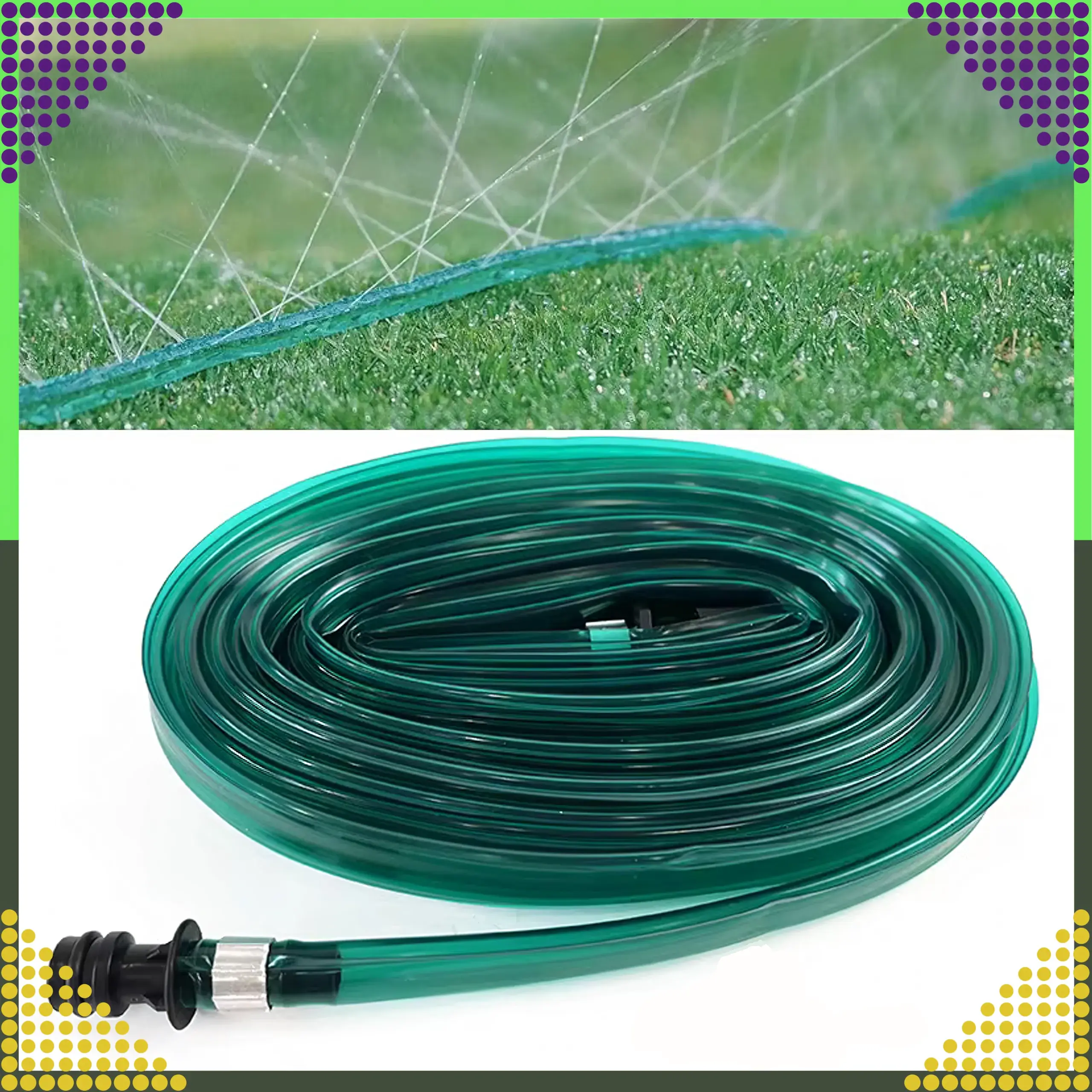 Black Forest Garden Hose, 10m Drip Irrigator with 2 Quick Connectors, EXTRALINK EX.24602 5907207224602