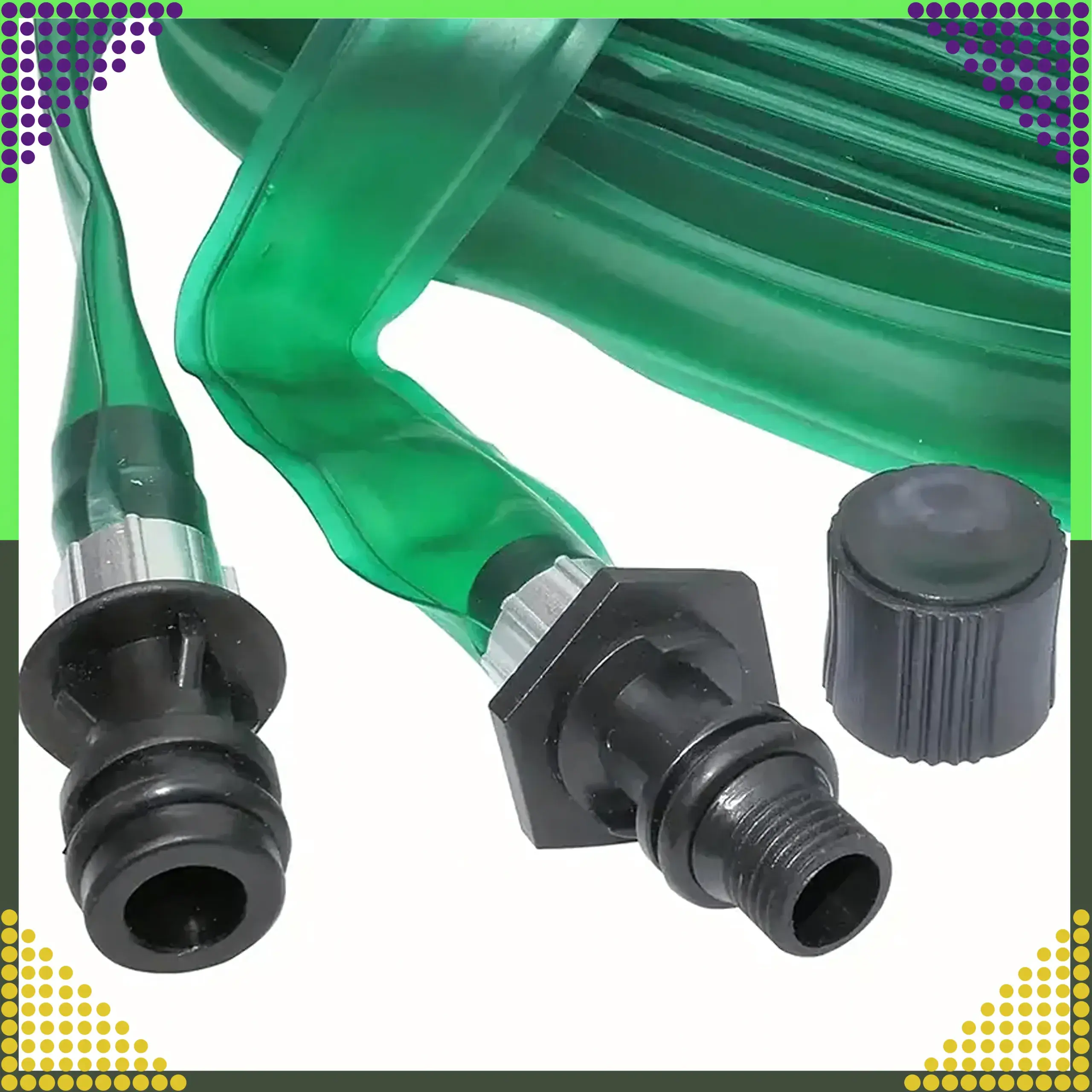 Black Forest Garden Hose, 10m Drip Irrigator with 2 Quick Connectors, EXTRALINK EX.24602 5907207224602