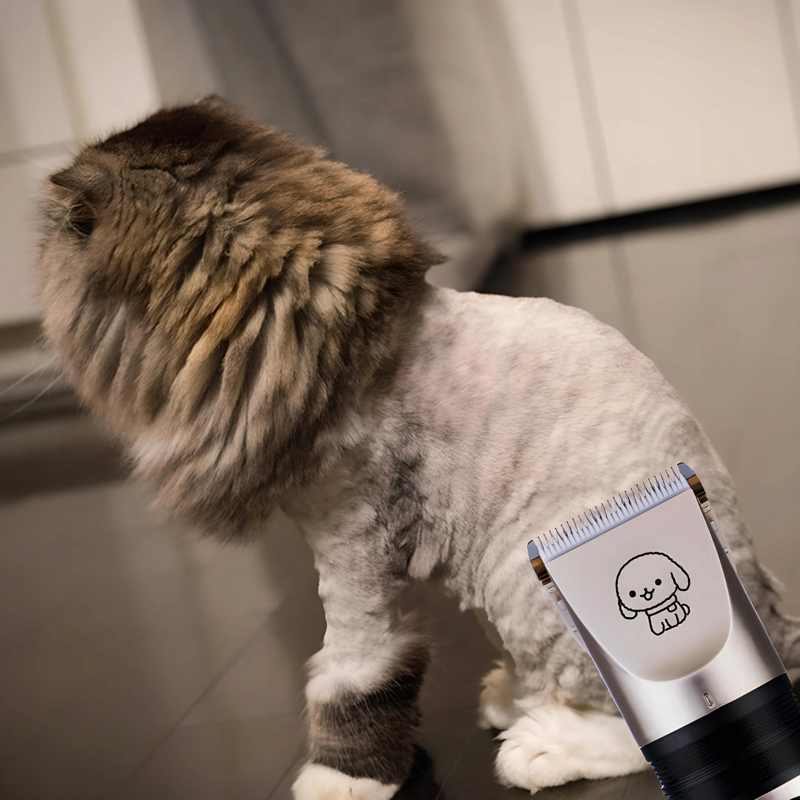EXTRALINK PETS MASZYNKA DO STRZYŻENIA PSÓW I KOTÓW BEZPRZEWODOWA Z 4 KOŃCÓWKAMI GRZEBIEŃ NOŻYCZKI PILNIK, EXTRALINK EX.25661 5907207225661