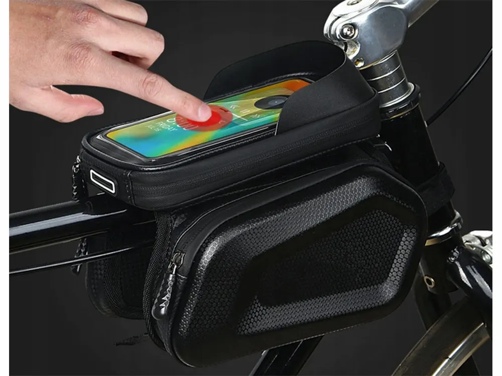 EXTRALINK TORBA ROWEROWA SAKWA NA RAMĘ Z ETUI NA TELEFON WODOSZCZELNA - 14475, EXTRALINK EX.26385 5907207226385