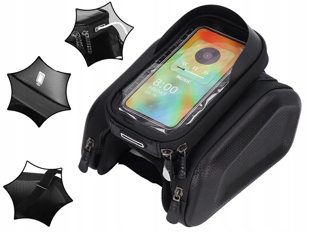 EXTRALINK TORBA ROWEROWA SAKWA NA RAMĘ Z ETUI NA TELEFON WODOSZCZELNA - 14475, EXTRALINK EX.26385 5907207226385