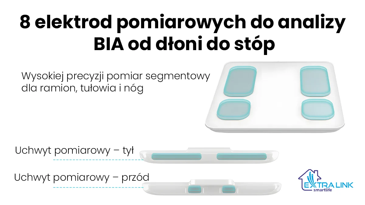 EXTRALINK SMARTLIFE WAGA ŁAZIENKOWA Z ANALIZĄ SKŁADU CIAŁA K-205, EXTRALINK EX.29171 5907207229171