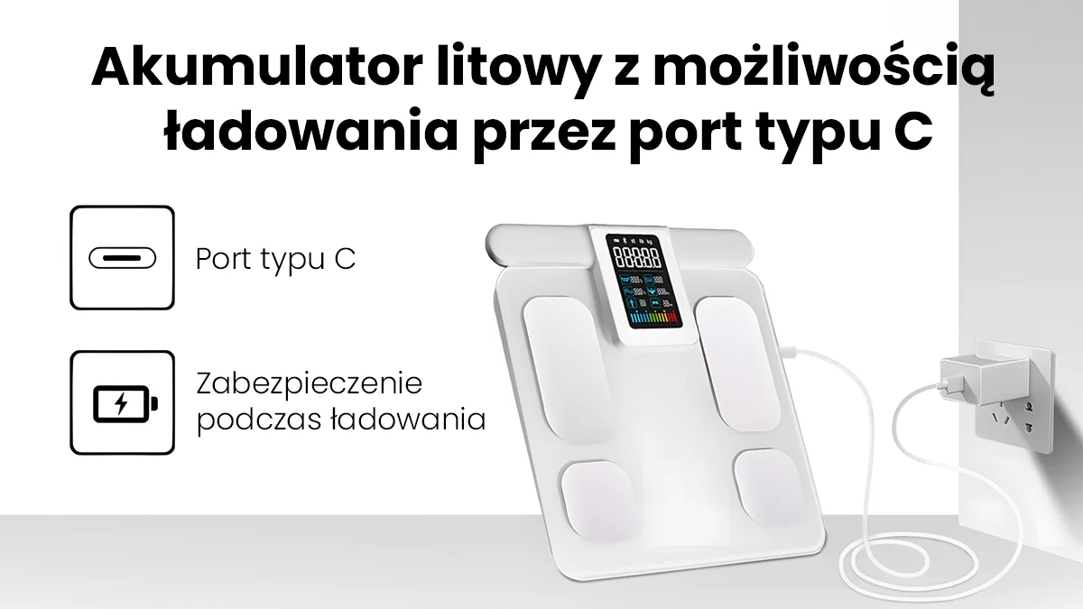 EXTRALINK SMARTLIFE WAGA ŁAZIENKOWA Z ANALIZĄ SKŁADU CIAŁA K-205, EXTRALINK EX.29171 5907207229171
