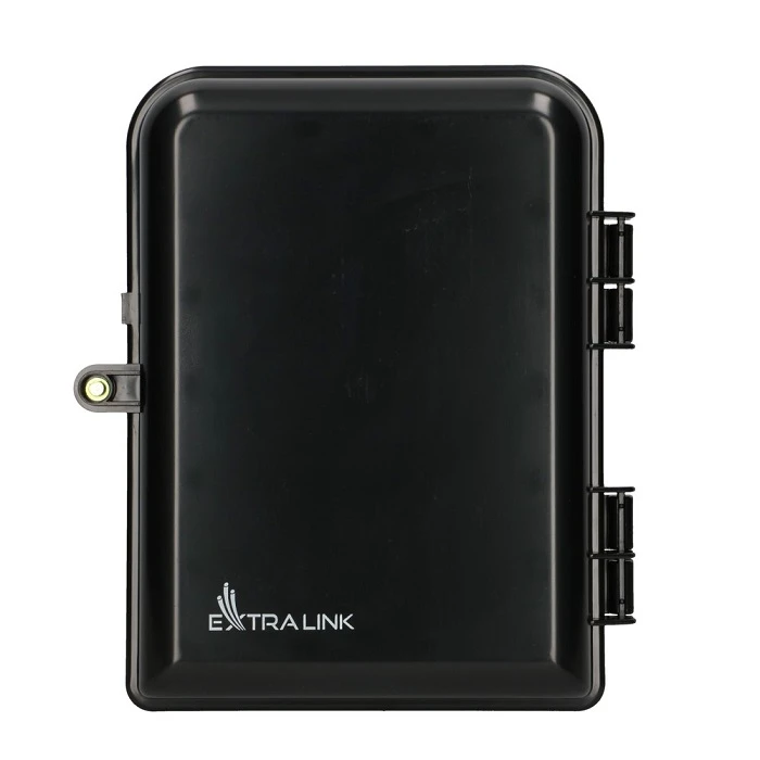 Extralink Eliza V2 | Fiber optic terminal box | 16 core, black, mid-span, EXTRALINK EX.12165