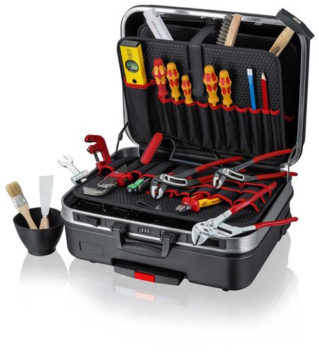 KNIPEX 00 21 06 HK S "Tool Case ""BIG Basic Move"" Plumbing" 31 parts 515 mm 00 21 06 HK S 4003773084266