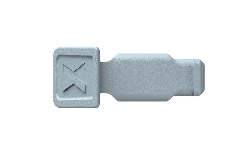 KNIPEX 00 61 10 CS ColorCode Clips gray (10 pieces)  21 mm 00 61 10 CS 4003773089698