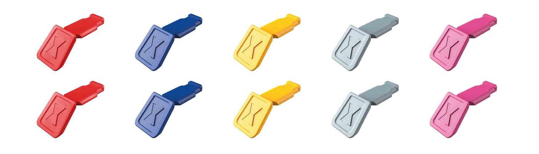 KNIPEX 00 61 10 C V01 ColorCode Clips Color mix 1 (10 pieces)   00 61 10 C V01 4003773089728