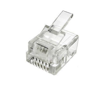 Modular Male Connector RJ12 (6P6C) TF-WM6P6C 4040849502514; 5900804022947; 5901436719311; 5901890059305; 5902270706291