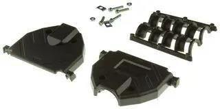 D SUB BACK SHELL, 180DEG, SIZE DC 17E17271
