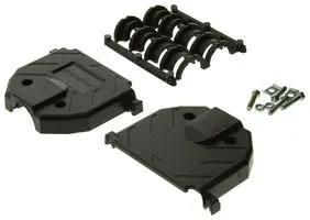D SUB BACK SHELL, 180DEG, SIZE DD 17E17281