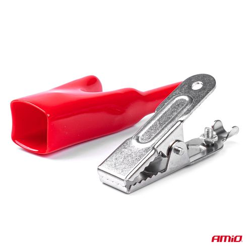 Crocodile clips 2 pcs 25A 75mm AMIO-03046 5903293030462