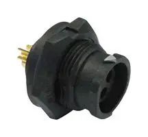 INDUSTRIAL CIR CONN, RCPT, 6POS, SOLDER BD-06PMFS-QC8001