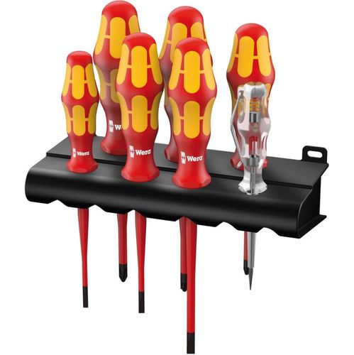 Screwdriver Set with Rack for Electricians 1000V VDE 160 iS/7 160/1S/7