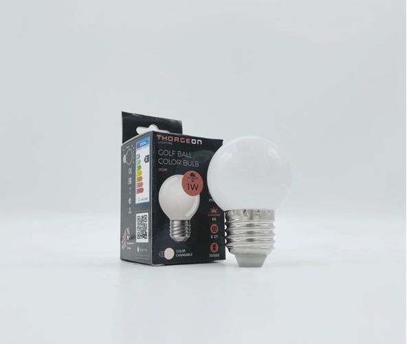 LED bulb E27, 1W, G45, 240Vac, RGB, color flashing 05248TG 4751029895691