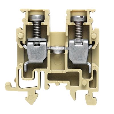 Feed-through terminal block, Screw connection, 2.5 mm², 250 V, 24 A, Number of connections: 2 Weidmuller 0697160000 04008190121716