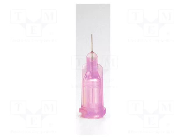 Needle: steel; 0.25"; Size: 30; straight; Mounting: Luer Lock METCAL 930025-TE