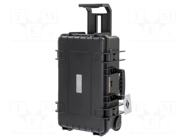 Case; tool case; with wheels; black; Robust26; 350x550x225mm KNIPEX KNP.002133LE