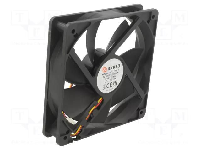 Fan: DC; axial Akasa AK-1225LS-KT05